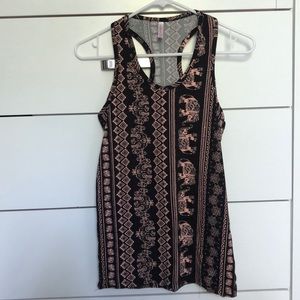 Worn a handful of times!! Cute patterned tank top